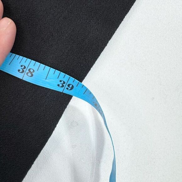 Vince Dress Womens 6 Black Sheath Short Sleeve V Neck Career Minimalist New - Picture 4 of 8